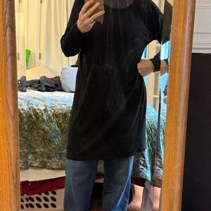 Eileen Fisher Black Long Sleeve Dress